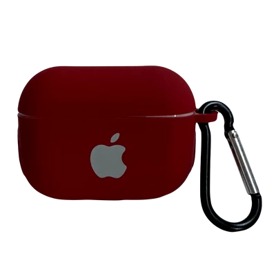 Чохол силіконовий Silicone Case з Logo для Apple AirPods Pro Chinese red