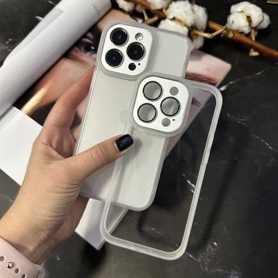 Чохол протиударний Bling case NEW FULL для iPhone 15 Pro White