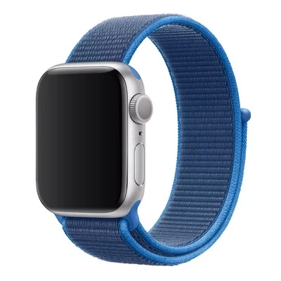 Нейлоновий ремінець Nylon Sport для Apple Watch 42|44|45|46|49mm Royal blue