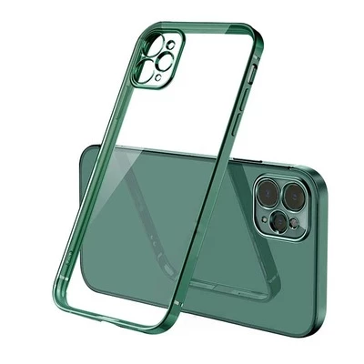 Гальванічний прозорий чохол Galvanic Full для iPhone 7/8 Plus Green