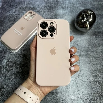 Чохол Silicone Case FULL 360 для iPhone 16 Pro Pink Sand