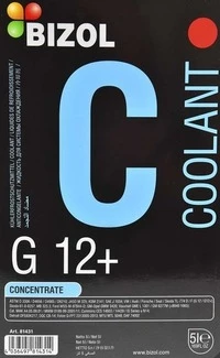 Антифриз Bizol G12+ червоний 5 л концентрат антифризу (81431)