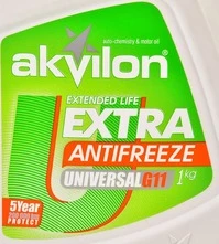Антифриз Akvilon Extra G11 зелений -40 °C, 1 л готовий антифриз (AKVEXTGRE1)
