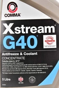 Антифриз Comma Xstream G40 G12++ фіалковий 5 л концентрат антифризу (XSG405L)