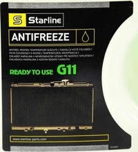Антифриз Starline G11 зелений -40 °C, 1 л готовий антифриз (ANTIFREEZEGREEN1)