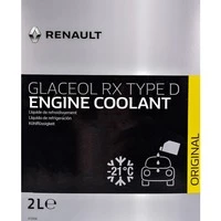 Антифриз Renault / Dacia Glaceol RX type D зелений -21°C, 2 л готовий антифриз (7711428129)
