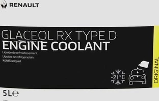 Антифриз Renault / Dacia Glaceol RX type D зелений -21°C, 5 л готовий антифриз (7711428130)