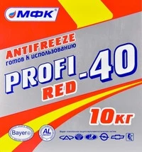 Антифриз МФК Profi G12 червоний -32 °C, 10 л готовий антифриз (4807408630)