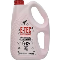 Антифриз E-TEC Glycsol G12+ червоний 4 л концентрат антифризу (GT12GLYCSOLETEC4)