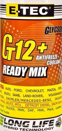 Антифриз E-TEC Glycsol Long Life G12+ червоний -38 °C, 1 л готовий антифриз (40G12GLYCSOLXLCETEC1)