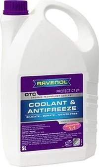 Антифриз Ravenol OTC Protect C12+ G12+ фіалковий 5 л концентрат антифризу (1410110-005)