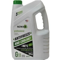 Антифриз Nowax G11 зелений -40 °C, 10 л готовий антифриз (NX10003)