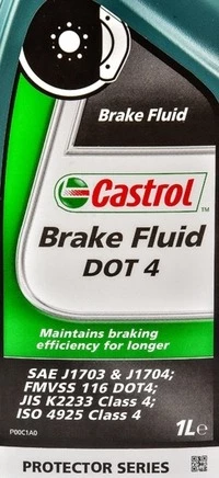 Гальмівна рідина Castrol DOT 4, 1 л гальмівна рідина (15036B)