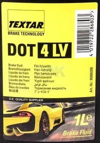Гальмівна рідина Гальмівна рідина Textar LV DOT 4 пластик (95006200)