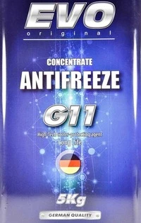 Антифриз EVO G11 синій 5 л концентрат антифризу (G11CONBLUE5L)