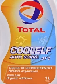 Антифриз Total Coolelf Auto Supra G12+ рожевий -37 °C, 1 л готовий антифриз (172766)