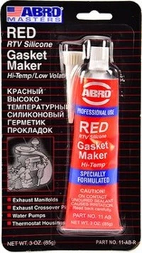 Герметик ABRO Gasket Maker Hi-Temp China червоний формувач прокладок, 85 мл 11ABCH85 (11ABCH85)