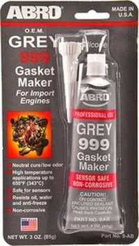 Герметик ABRO OEM 999 сірий формувач прокладок, 85 мл 9AB85 (9AB85)