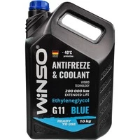 Антифриз Winso G11 синій -40 °C, 10 л готовий антифриз (881080)