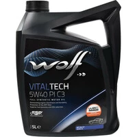 Моторна олива Wolf Vitaltech PI C3 5W-40 5 л (8303012)