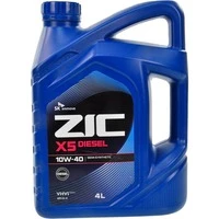Моторна олива ZIC X5 Diesel 10W-40 4 л (162660)
