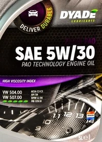 Моторна олива DYADE Zedix PAO 5W-30 5 л (575546)