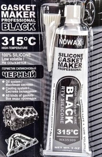 Герметик Nowax Gasket Maker чорний формувач прокладок, 85 мл NX35309 (NX35309)