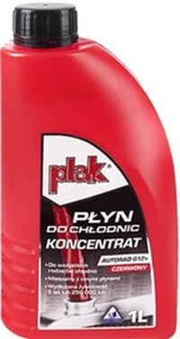 Антифриз Atas Autorad G12+ червоний 1 л концентрат антифризу (PLAKAUTORAD1)