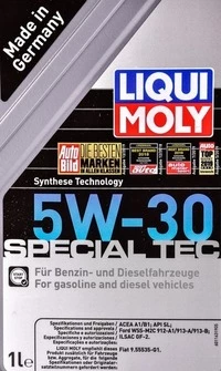 Моторна олива Liqui Moly Special Tec 5W-30 1 л (9508)