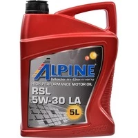 Моторна олива Alpine RSL LA 5W-30 5 л (0100302)