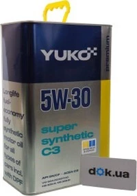 Моторна олива Yuko Super Synthetic C3 5W-30 4 л (020770)