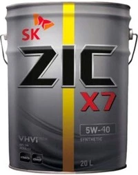 Моторна олива ZIC X7 5W-40 20 л (192662)
