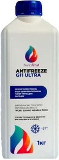 Антифриз NanoFrost Ultra G11 синій -37 °C, 1 л готовий антифриз (G11ULTRABLUE1)