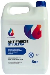 Антифриз NanoFrost Ultra G11 синій -37 °C, 5 л готовий антифриз (G11ULTRABLUE5)