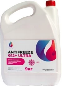 Антифриз NanoFrost Ultra G12+ рожевий -37 °C, 9 л готовий антифриз (G12PLUSULTRAPINK9)