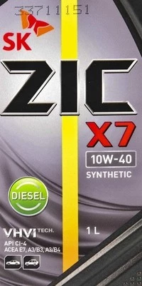 Моторна олива ZIC X7 Diesel 10W-40 1 л (132607)