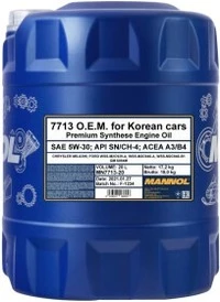 Моторна олива Mannol O.E.M. For Korean Cars 5W-30 20 л (MN7713-20)