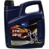 Моторна олива VatOil SynGold 0W-20 4 л (50731)