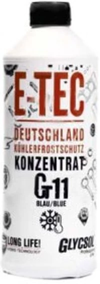 Антифриз E-TEC Glycsol G11 синій 1,5 л концентрат антифризу (9589)