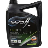 Моторна олива Wolf EcoTech SP/RC D1-3 0W-20 5 л (1049892)