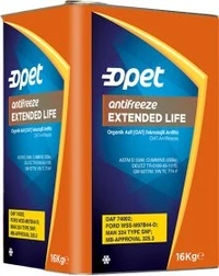 Антифриз Opet Extended Life G12+ помаранчевий 16 л 601383106 концентрат антифризу (601224126)