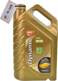 Моторна олива MOL Dynamic Prima 5W-40 4 л (13301138)