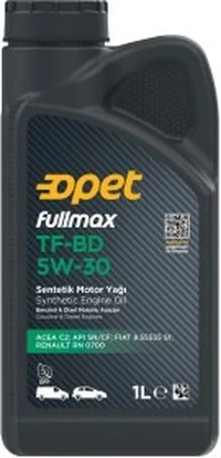 Моторна олива Opet FullMax TF-BD 5W-30 1 л (601368783)