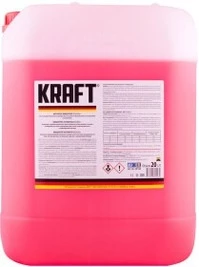 Антифриз KRAFT G12+ червоний 20 л концентрат антифризу (KF124)
