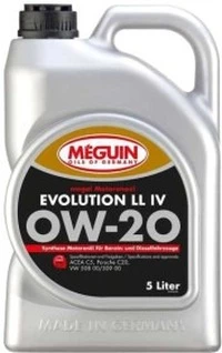 Моторна олива Meguin Evolution LL IV 0W-20 5 л (33058)