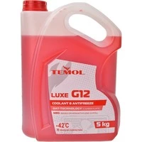 Антифриз TEMOL Luxe G12 червоний -42 °C, 5 л готовий антифриз (T-LG12R-5L)