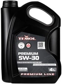 Моторна олива TEMOL Premium 5W-30 4 л (T-P5W30-4L)