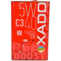 Моторна олива Xado Atomic Oil C3 RED BOOST 5W-40 4 л (XA26222)