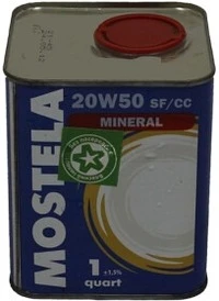 Моторна олива Mostela Mineral 20W-50 0.946 л (4820133020517)