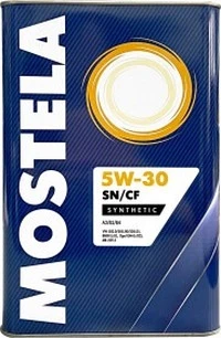 Моторна олива Mostela Synthetic 5W-30 3,78 л (4820133021347)